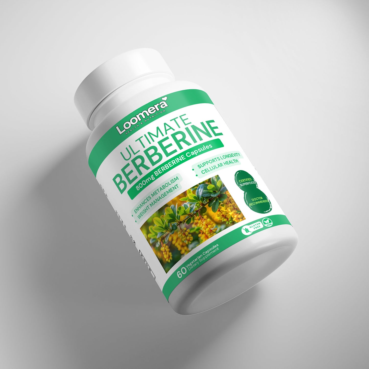 Ultimate BERBERINE – Metabolic Superfood for Blood Sugar, Heart Health & Longevity