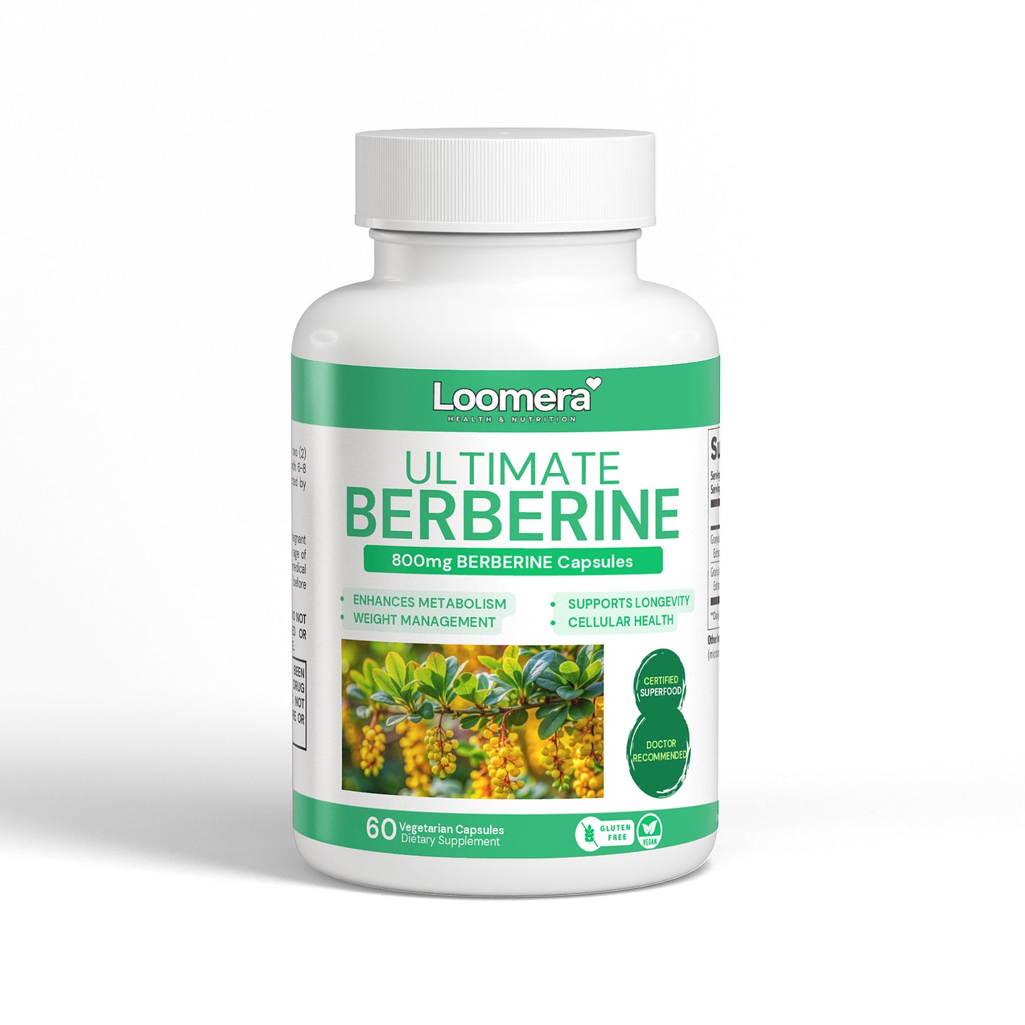 Ultimate BERBERINE – Metabolic Superfood for Blood Sugar, Heart Health & Longevity