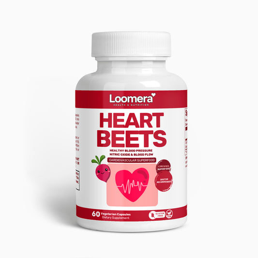 Heart BEETS Beetroot Powder – Superfood for Energy, Heart Health & Detox