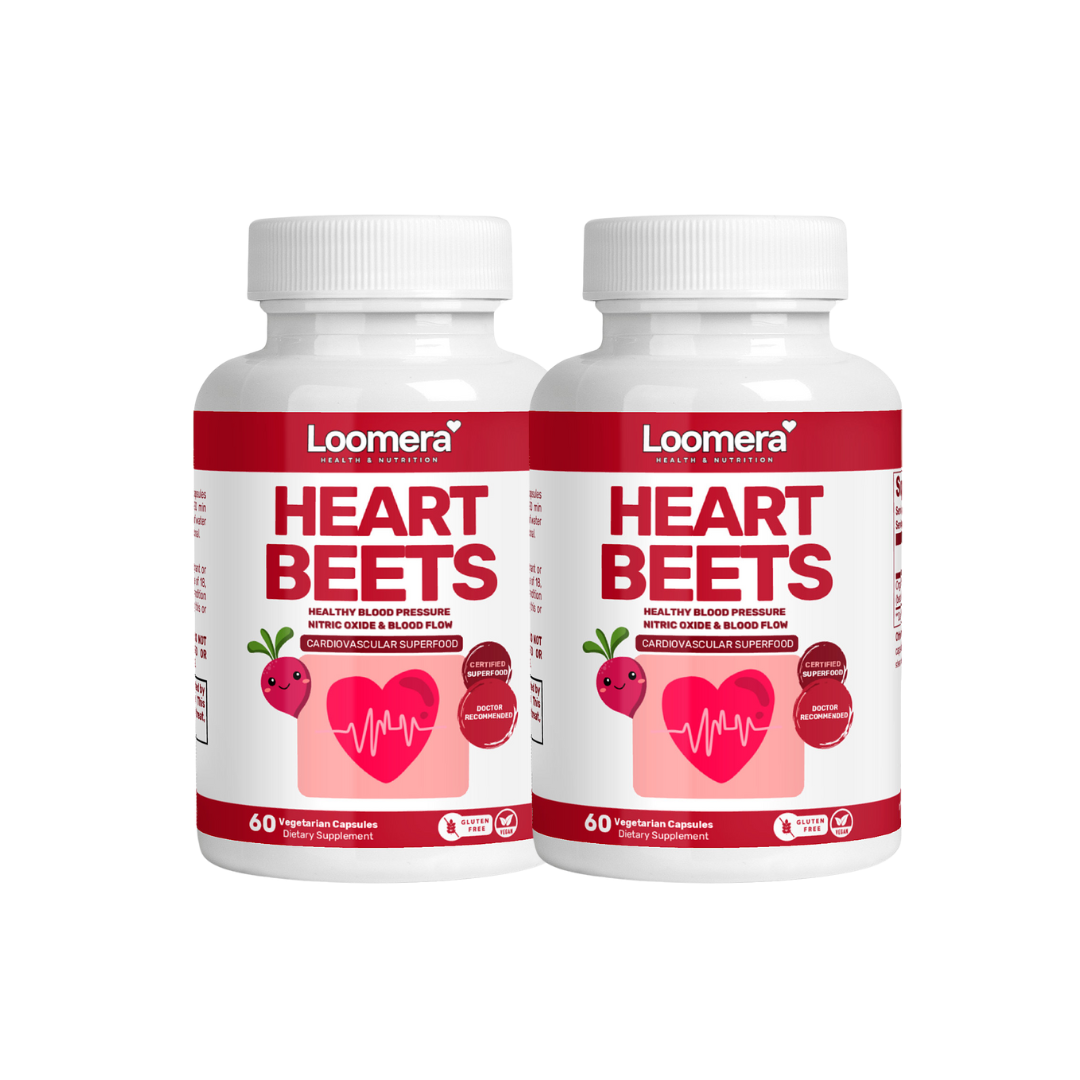 Heart BEETS Beetroot Powder – Superfood for Energy, Heart Health & Detox