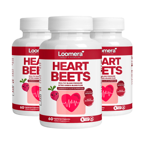 Heart BEETS Beetroot Powder – Superfood for Energy, Heart Health & Detox